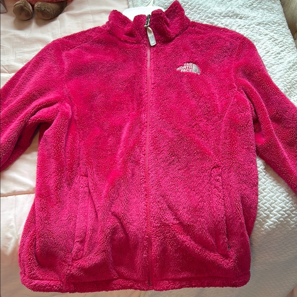 The North Face Pink Fleece Jacket Plush Cozy Outerwear